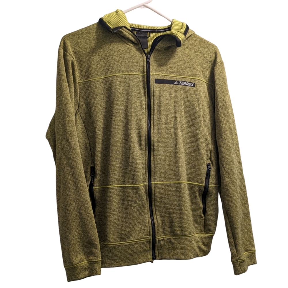 Adidas Terrex Green Zip Up Hoodie M